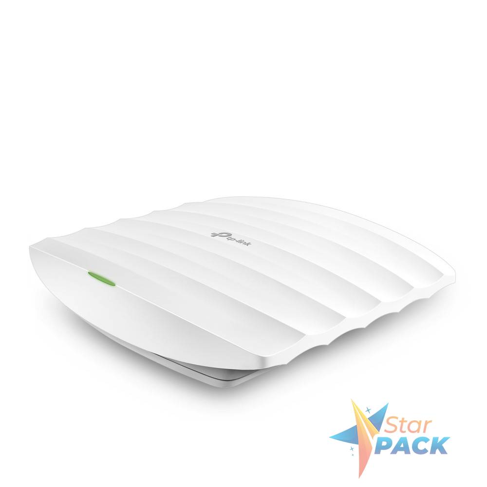ACCESS POINT TP-LINK wireless 1750Mbps, Gigabit, 1 antena interna, IEEE802.3at PoE, Dual Band AC1750, montare pe tavan