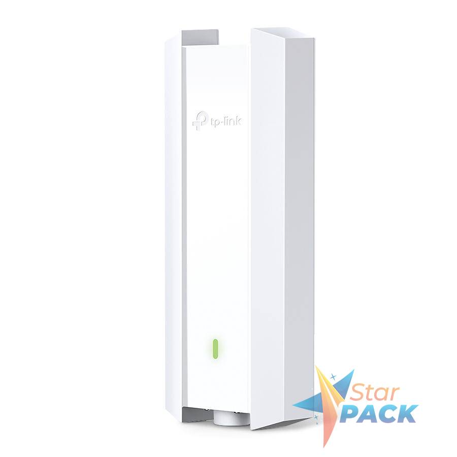 ACCESS POINT TP-LINK wireless AX1800 Mbps dual band, 1 port Gigabit, 4 antene interne, IEEE802.3at PoE, WiFi 6, montare pe stalp exterior