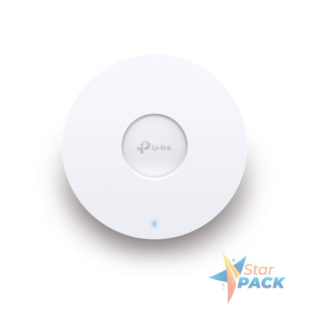ACCESS POINT TP-LINK wireless AX5400 Mbps dual band, 1 port 2.5Gbps, 4 antene interne, IEEE802.3at PoE, WiFi 6, montare pe tavan/perete