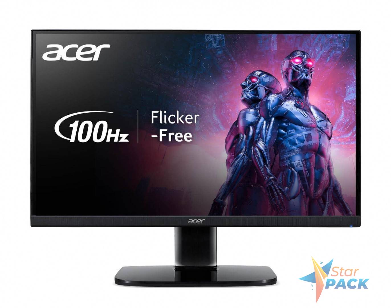 Acer KA220Q H, 21.5 inch, 1920 x 1080, VA, 4 ms, 100 Hz, 250 lm, 3000:1, HDMI, VGA, DVI, Negru