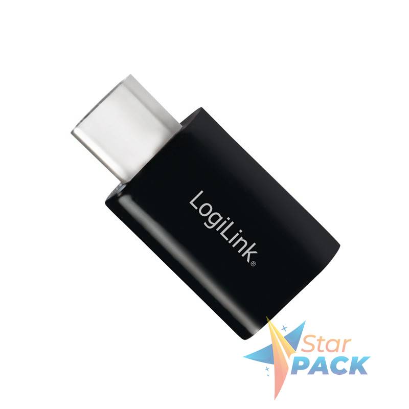 ADAPTOARE Bluetooth Logilink, conectare prin USB Type-C, distanta 10 m, Bluetooth v4.0, antena interna