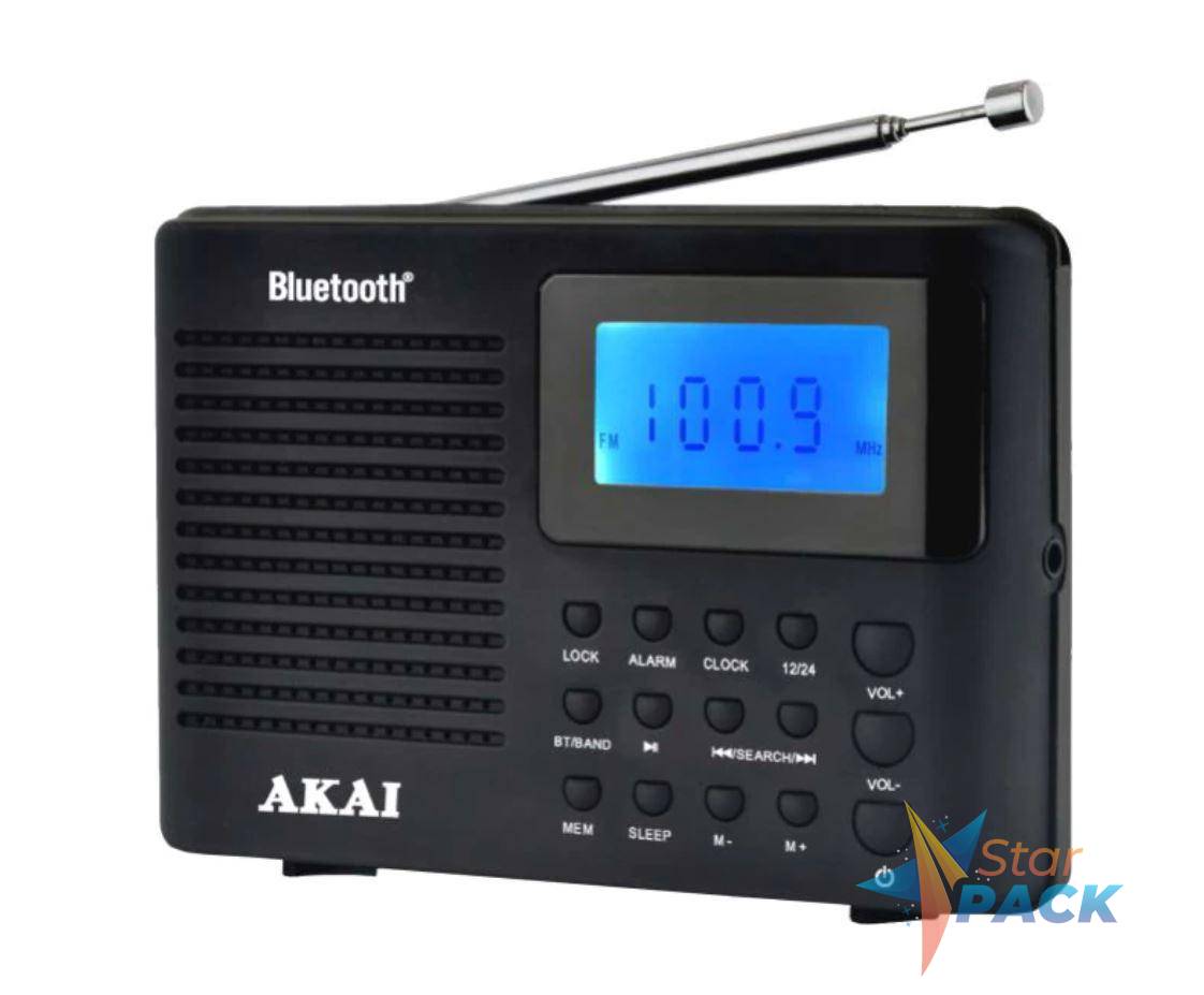 Akai radio cu ceas  BT 5.0