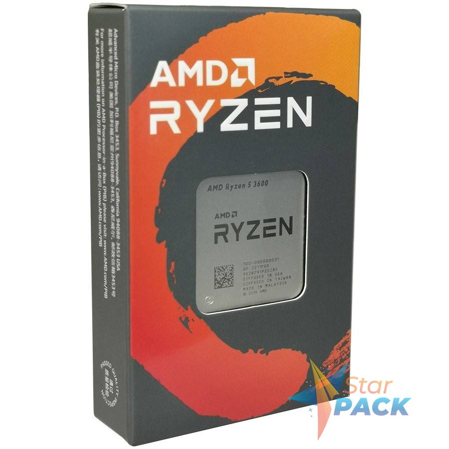 AMD CPU Desktop Ryzen 5 6C/12T 3600 box