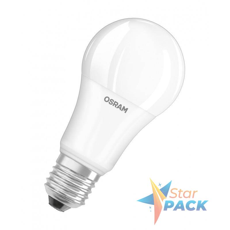 BEC LED Osram, soclu E27, putere 10W, forma clasic, lumina alb, alimentare 220 - 240 V