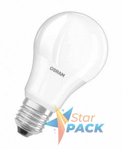 BEC LED Osram, soclu E27, putere 8.5W, forma clasic, lumina alb rece, alimentare 220 - 240 V