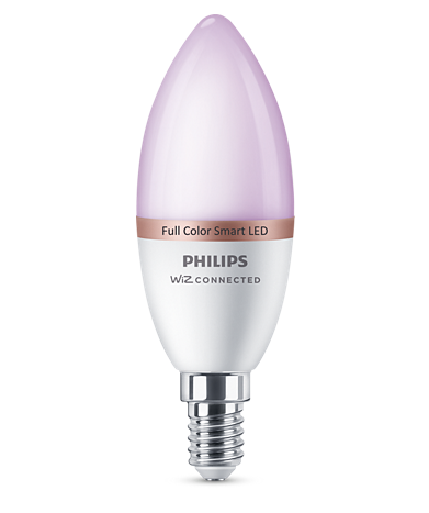 Bec LED RGB inteligent Philips, lumanare