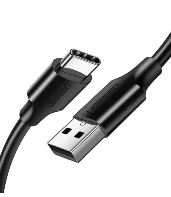 CABLU alimentare si date Ugreen, US287, Fast Charging Data Cable pt. smartphone, USB la USB Type-C 3A, nickel plating, PVC, 1.5m, negru  - 6957303861170