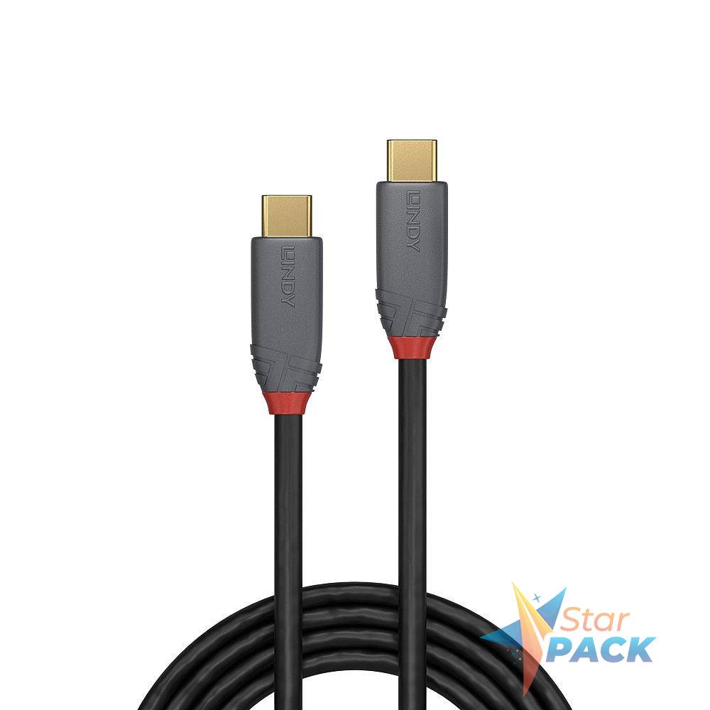 Cablu Lindy 1.5m USB 3.2 Type C to C PD