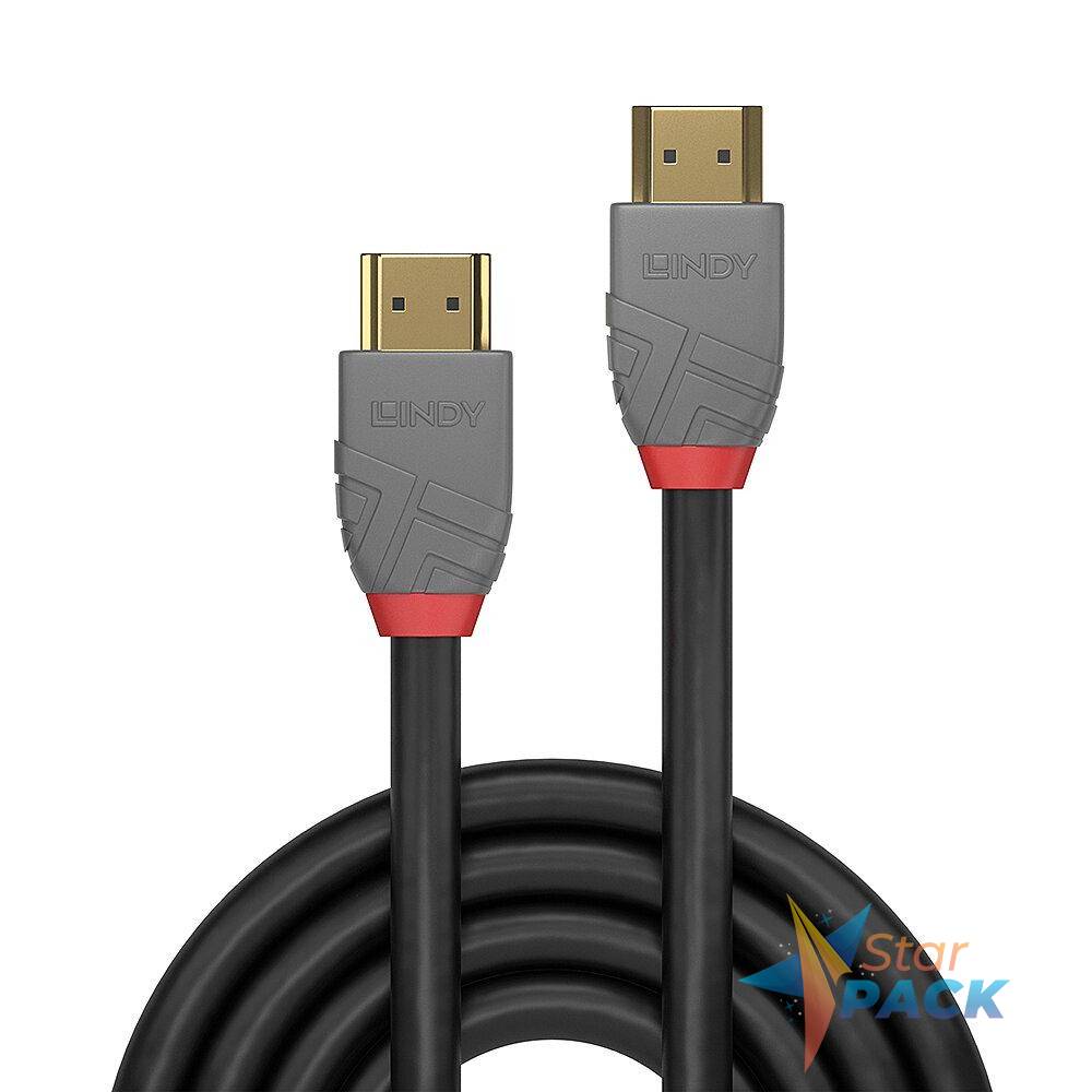 Cablu Lindy 1m HDMI Cable Anthra Line