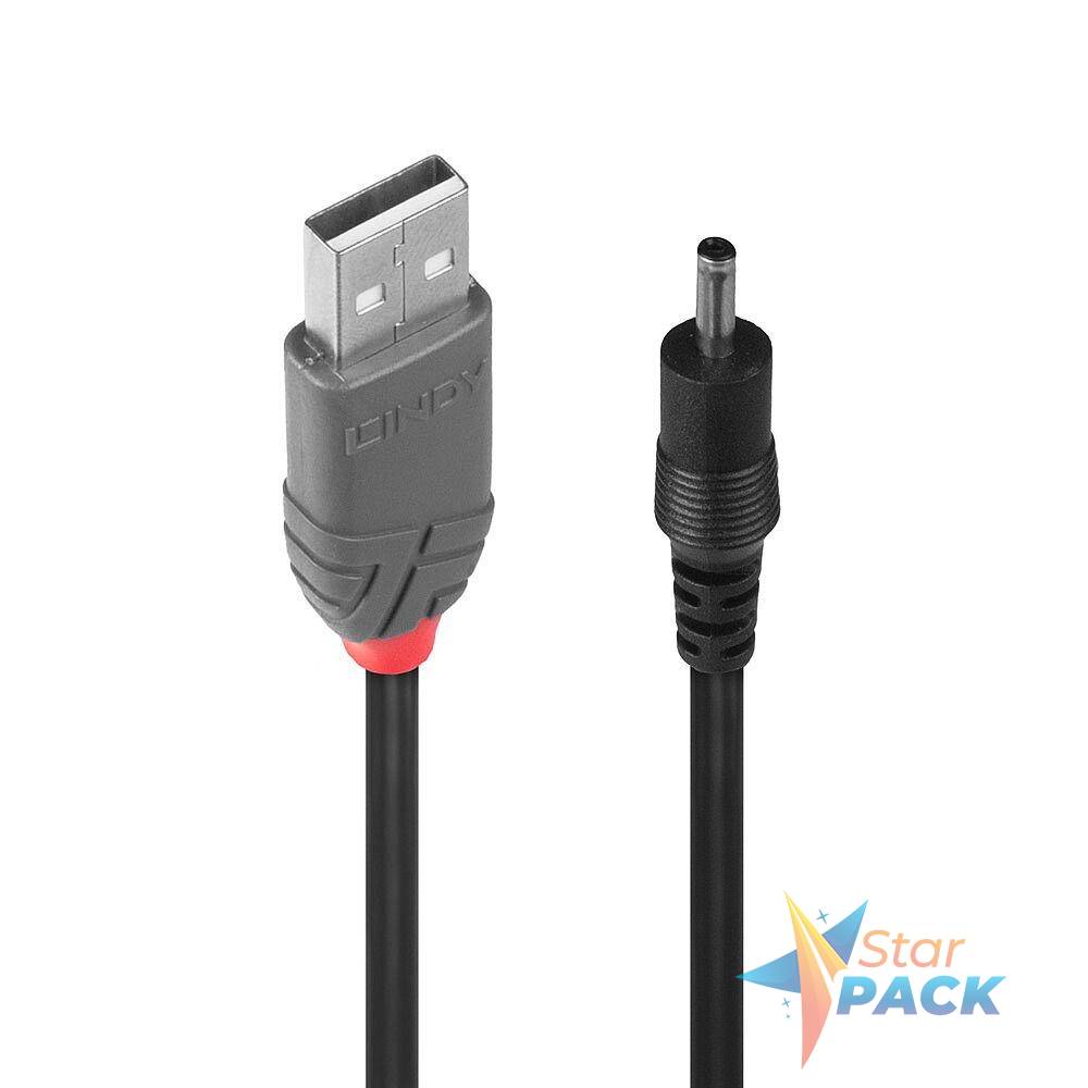 Cablu Lindy DC 1.5m USB 2.0  