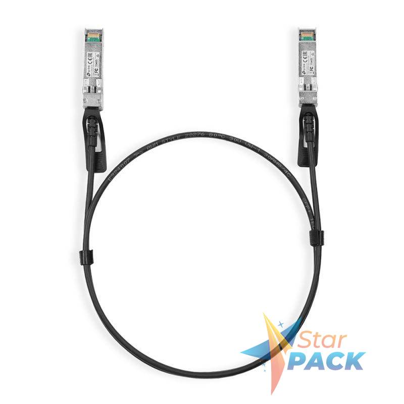 Cablu TP-Link 1 Metru 10G SFP+ Direct Attach, 10G SFP+ conector la ambele capete