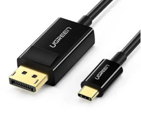 CABLU video Ugreen, MM139  USB Type-C la DisplayPort, 1.5m, rezolutie maxima 4K UHD la 60 Hz, negru,  - 6957303859948