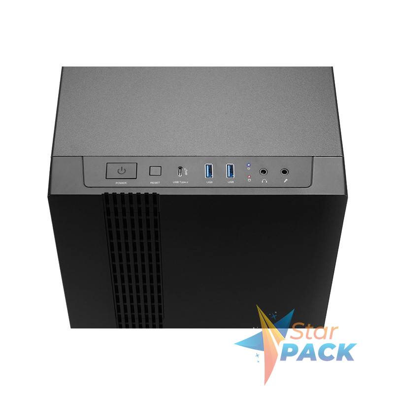 CARCASE Chieftec, Uni middle tower Black , 2 x USB 3.0 ATX Cube