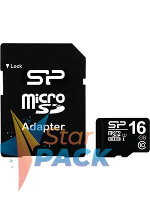 CARD DE MEMORIE MicroSDHC SP 16GB CL10