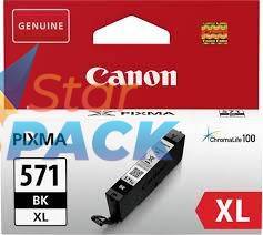 Cartus Cerneala Original Canon Black, CLI-571XLBK, pentru MG5750|5751|6850|6851|7750|7751|7752|TS5050|6050|8050|9050, 11ml