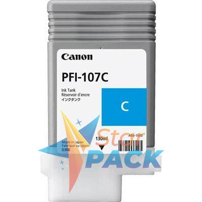 Cartus Cerneala Original Canon Cyan, PFI-107C, pentru IPF 670|680|685|770|780|785