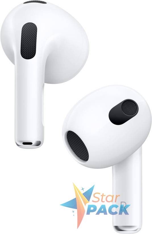 CASTI Apple Airpods gen3, pt. smartphone, wireless, intraauriculare - butoni, microfon pe casca, conectare prin Bluetooth 5.0, alb