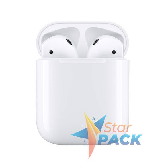CASTI Apple AirPods, pt. smartphone, wireless, intraauriculare - butoni, microfon pe casca, conectare prin Bluetooth 5.0, alb
