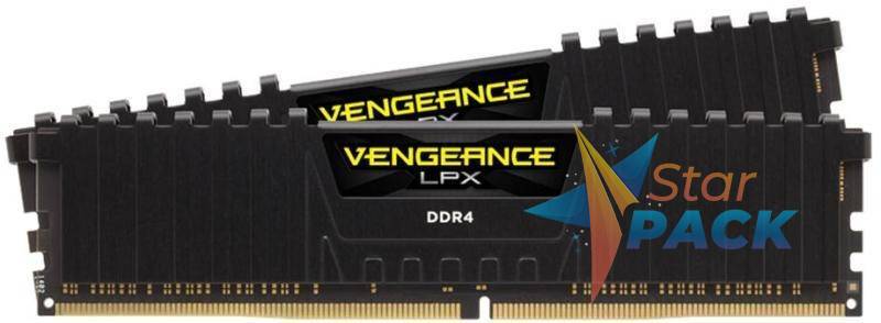 Corsair Vengeance LPX 32GB, DDR4, 2133MHz, CL13, 2x16GB, 1.2V, Negru