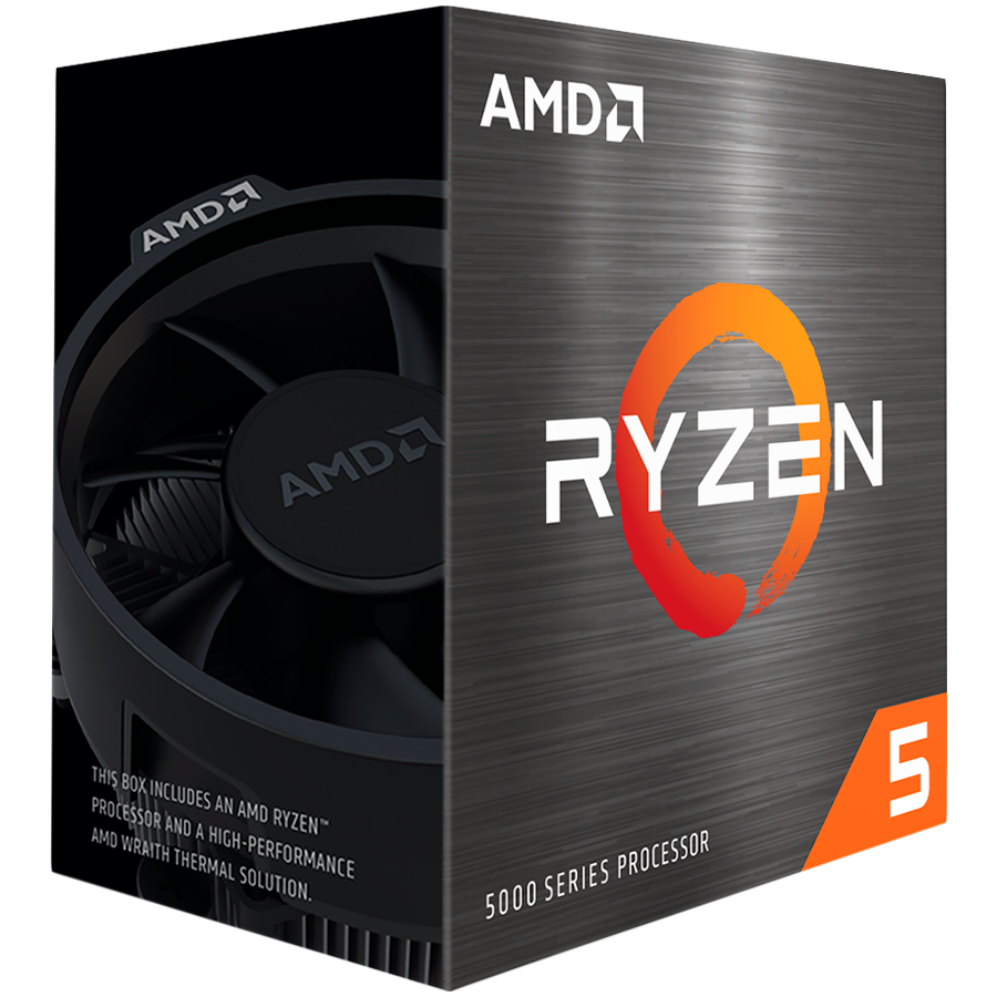 CPU AMD Ryzen 5 4500, skt AM4, AMD Ryzen 5, frecventa 3.6 GHz, turbo 4.1 GHz, 6 nuclee, putere 65 W