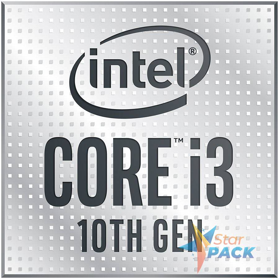 CPU INTEL i3-10105F, skt LGA 1200, Core i3, frecventa 3.7 GHz, turbo 4.4 GHz, 4 nuclee, putere 65 W