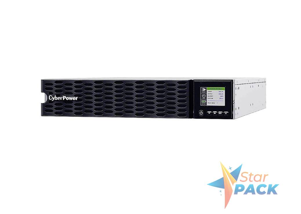 CYBERPOWER  Rack UPS 6000VA/6000W 2U High-Density Online UPS - SNMP Card inclus in pachet