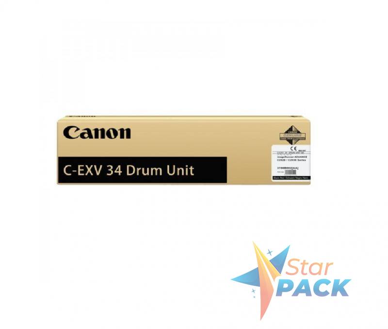 Drum Unit Original Canon Cyan, EXV34C, pentru IR Advance C2020I|C2020L|C2025I|C2025L|C2030I|C2030L|C2220L|C2220I|C2225I|C2230I, 36K