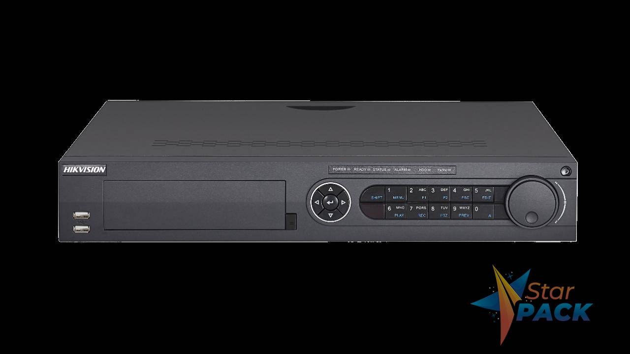 DVR HIKVISION, 16 canale, Rackabil,  capacitate max 10 TB de fiecare HDD, porturi HDMI | VGA | RCA | Retea RJ45 | USB 2.0 | USB 3.0 | Alarm In | Alarm Out | BNC