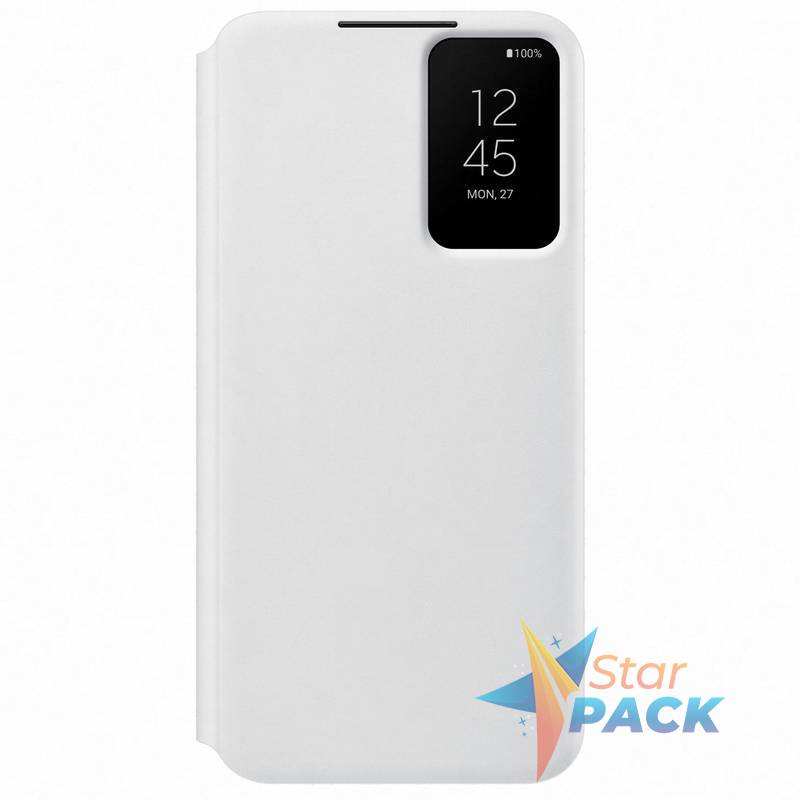 Galaxy S22; Smart Clear View Cover; White