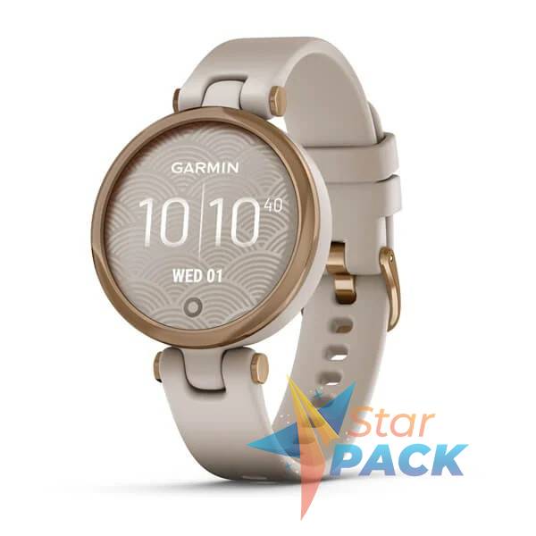Garmin Lily RoseGold/LightSand Silicone