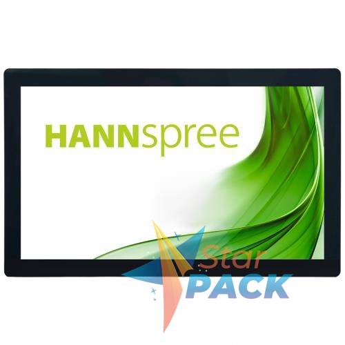 Hannspree Monitor,  Open Frame touch,  15.6 Wide, 1920x1080,  250cd/m? / 212 cd/m?,  25  ms typical, 700:1 , DP & HDMI & VGA, 1.5W x 2, IP65, Black