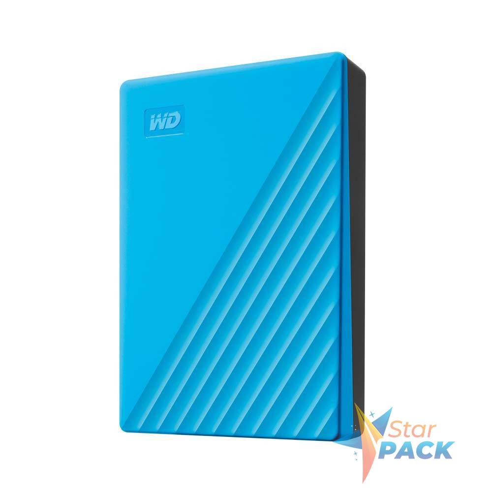 HDD extern WD 4 TB, My Passport, 2.5 inch, USB 3.2, albastru