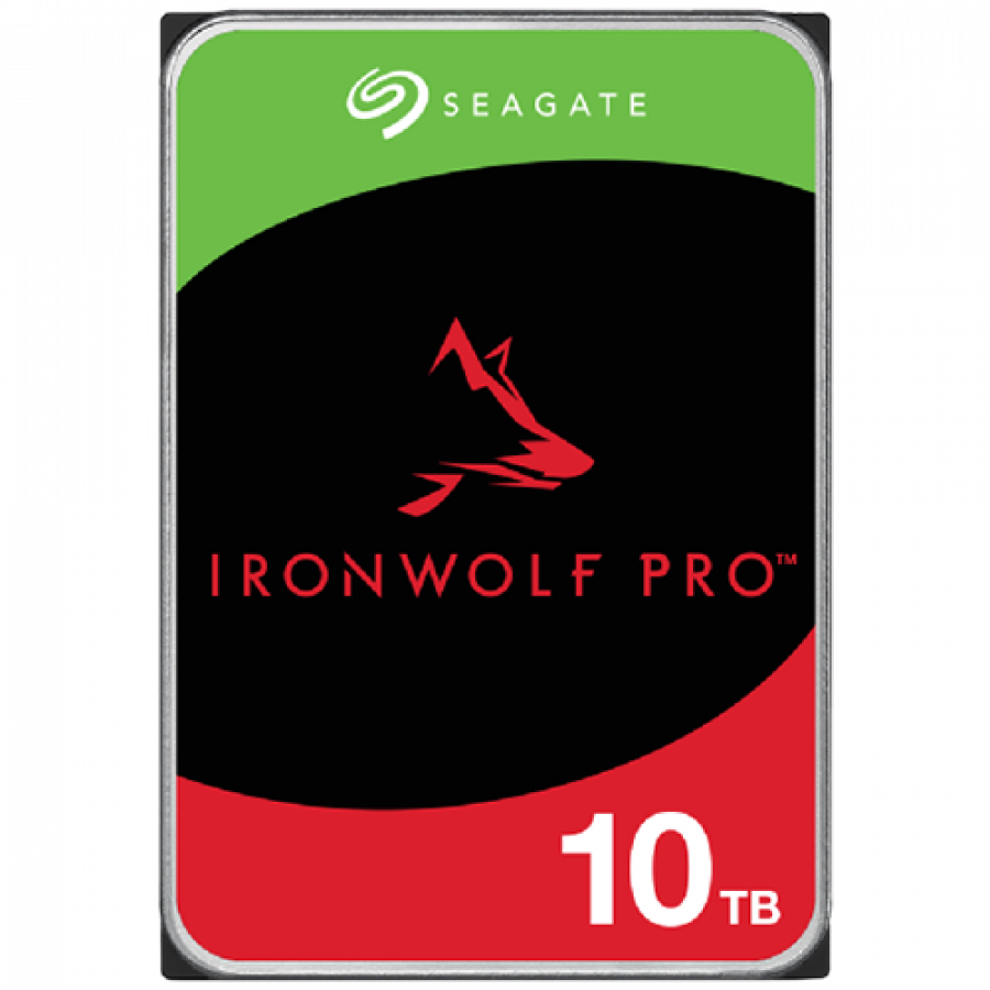 HDD NAS SEAGATE IronWolf Pro 10TB CMR 3.5, 256MB, SATA 6Gbps, 7200RPM, RV Sensors, Rescue Data Recovery Services 3 ani, TBW: 550TB