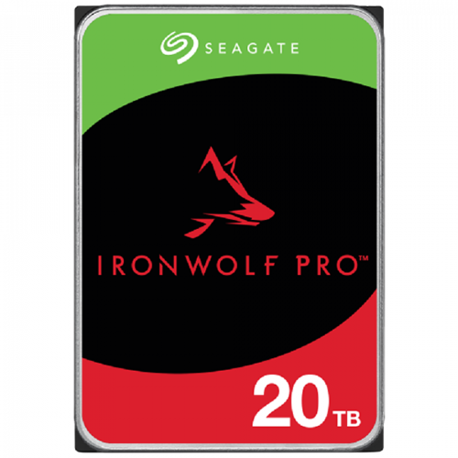 HDD NAS SEAGATE IronWolf Pro 20TB CMR 3.5, 256MB, SATA 6Gbps, 7200RPM, RV Sensors, Rescue Data Recovery Services 3 ani, TBW: 550TB