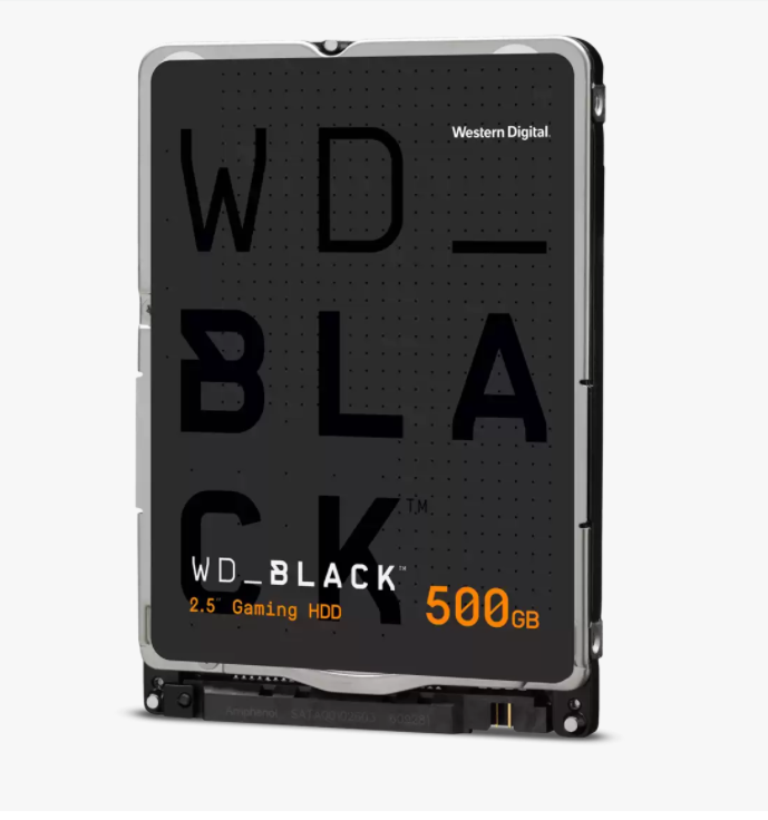 HDD notebook  WD 500 GB, Black, 7200 rpm, buffer 64 MB, 6 Gb/s, S-ATA 3