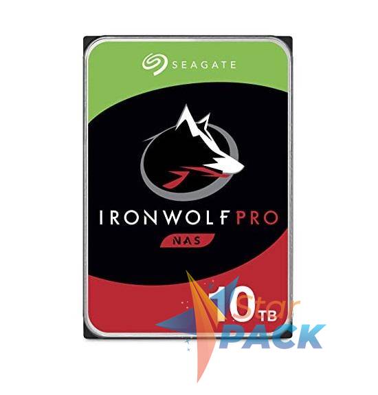 HDD SEAGATE 10TB, Ironwolf PRO, 7.200 rpm, buffer 256 MB, pt NAS