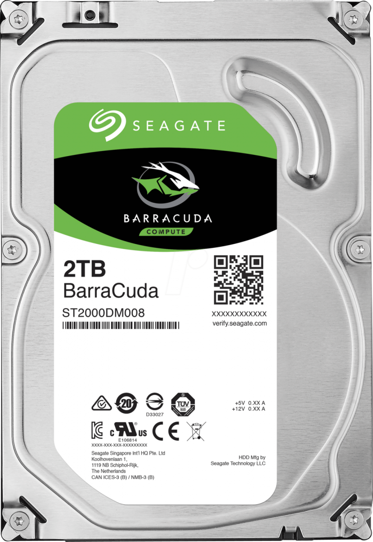 HDD SEAGATE 2 TB, Barracuda, 7.200 rpm, buffer 256 MB, pt. desktop PC