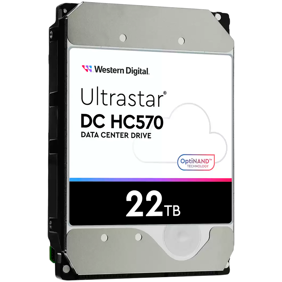 HDD Server WD/HGST Ultrastar 22TB DC HC570, 3.5, 512MB, 7200RPM, SATA, 512E SE NP3, SKU: 0F48155