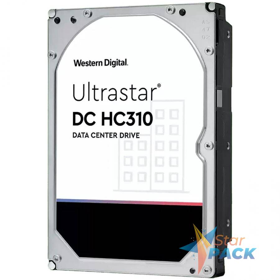 HDD Server WD/HGST Ultrastar 6TB DC HC310, 3.5, 256MB, 7200 RPM, SAS, 512E SE P3, SKU: 0B36047