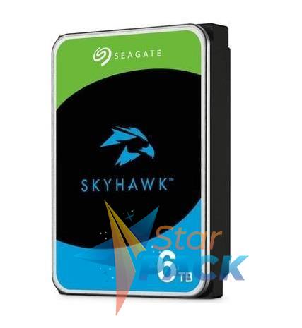 HDD Video Surveillance SEAGATE SkyHawk 6TB CMR, 3.5, 256MB, SATA, RV Sensors, Rescue Data Recovery Services 3 ani, TBW: 180, Health Management