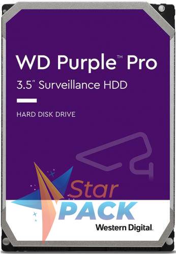 HDD WD 12TB, Purple Pro, 7.200 rpm, buffer 256 MB, pt supraveghere