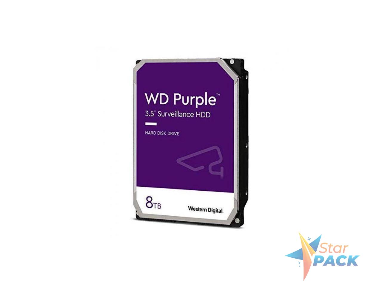 HDD WD 8TB, Purple, 5.400 rpm, buffer 128 MB, pt supraveghere