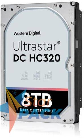HDD WD 8TB, Ultrastar, 7.200 rpm, buffer 256 MB, pt server