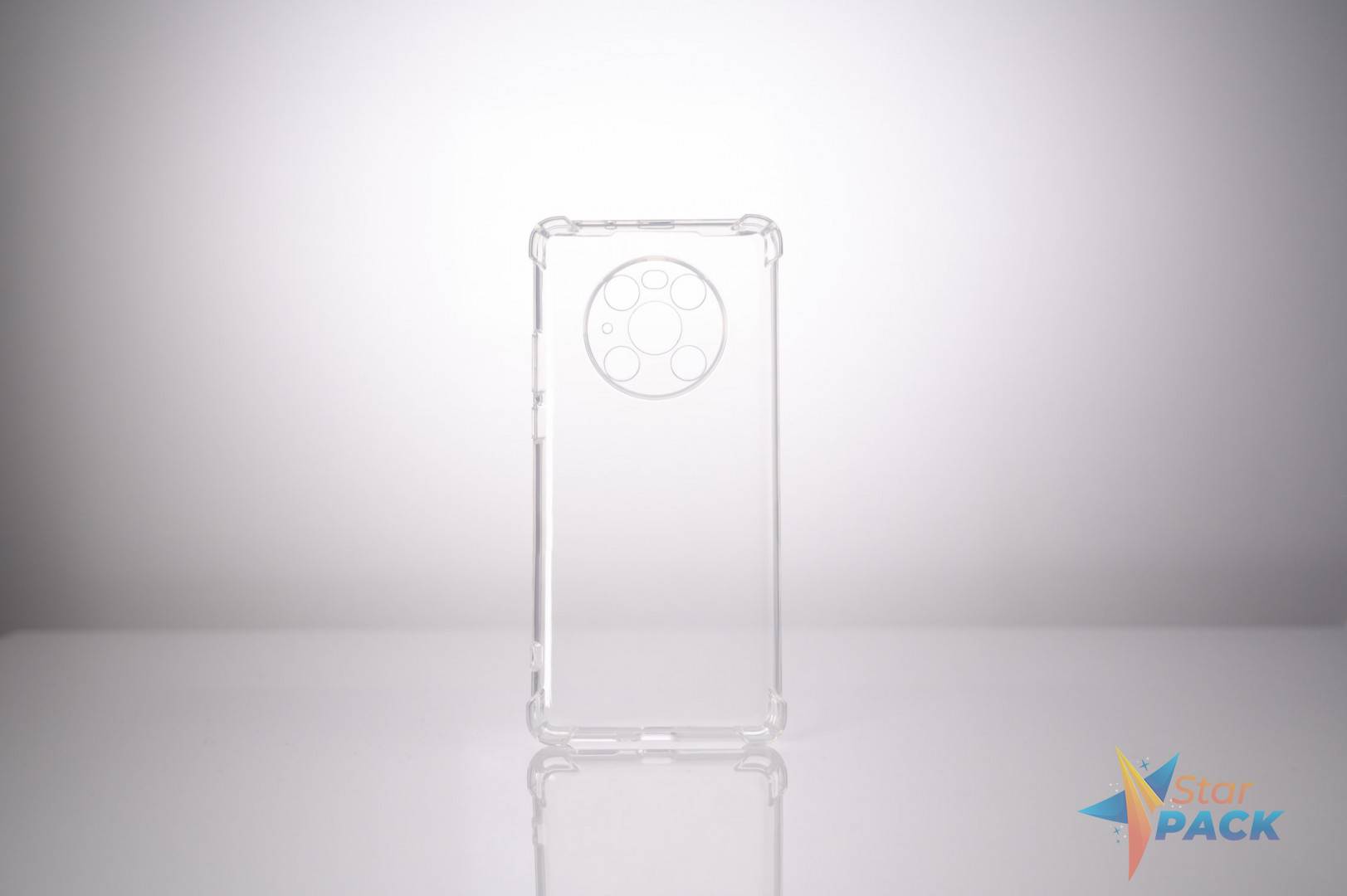 Husa Huawei telefon Mate 40 Pro, transparent, tip back cover, protectie suplimentara antisoc la colturi, material flexibil TPU