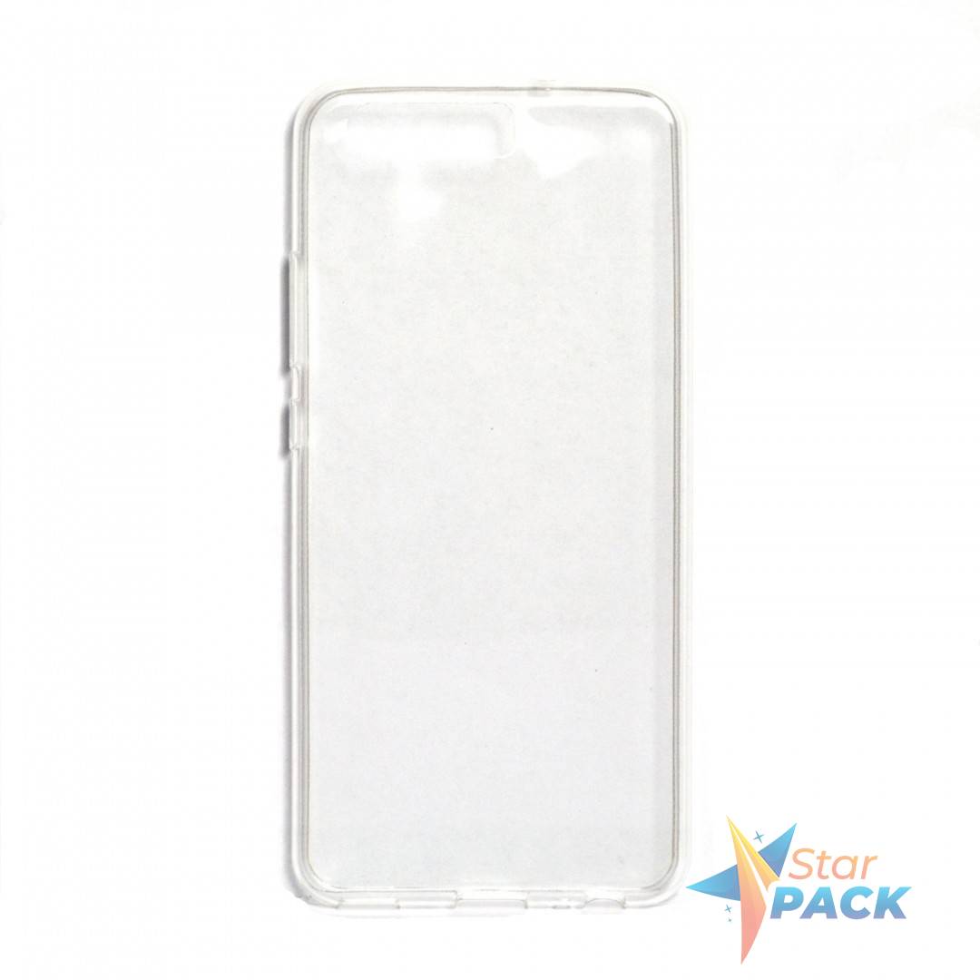 Husa Huawei telefon P10, transparent, tip back cover, material flexibil TPU, ultra subtire