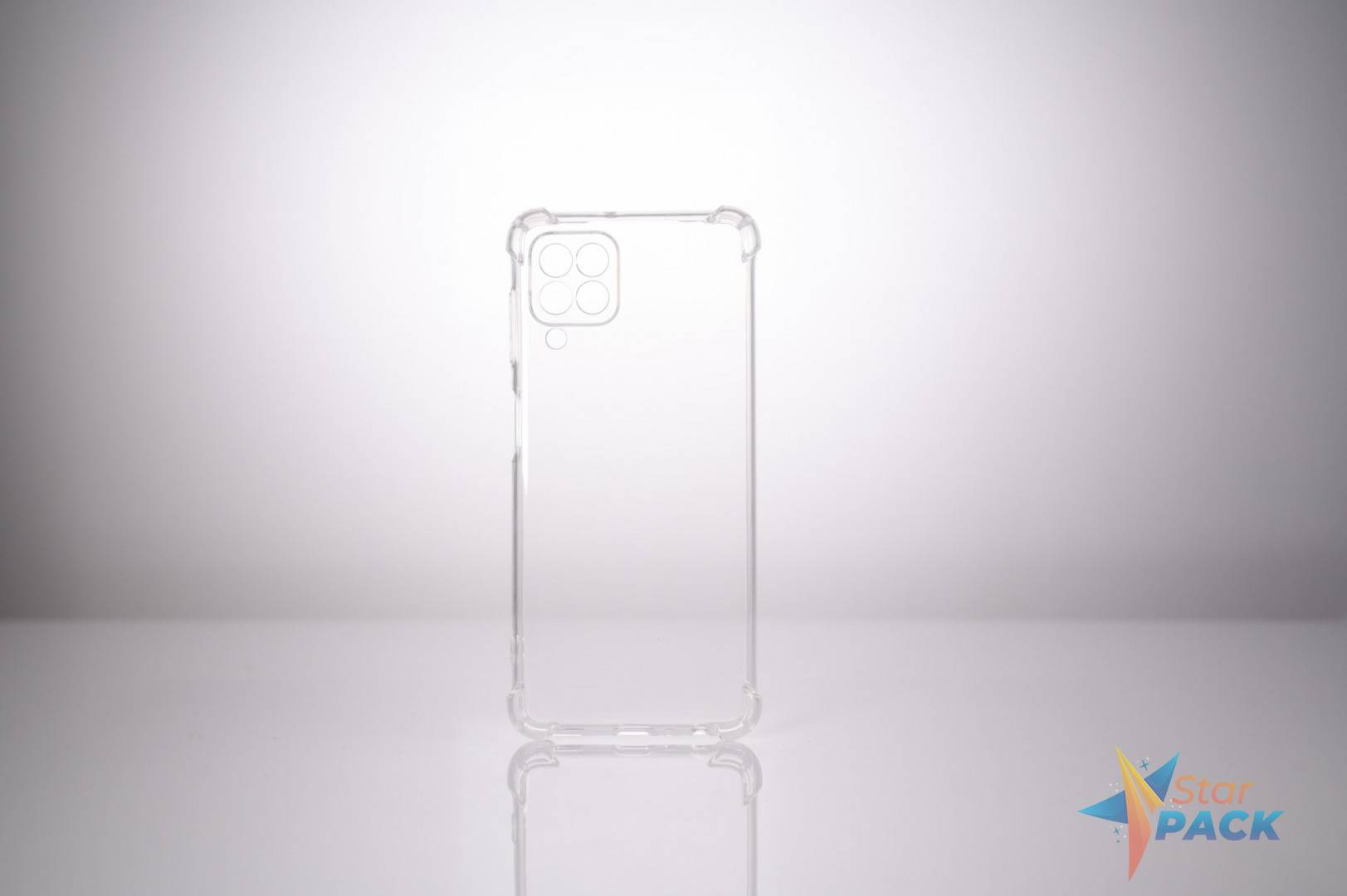 Husa Samsung Galaxy A22 4G Spacer, transparenta, grosime 1.5mm, protectie suplimentara antisoc la colturi, material flexibil TPU