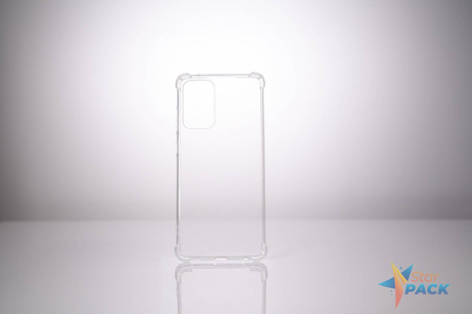 Husa Samsung Galaxy A72 Spacer, transparenta, grosime 1.5mm, protectie suplimentara antisoc la colturi, material flexibil TPU