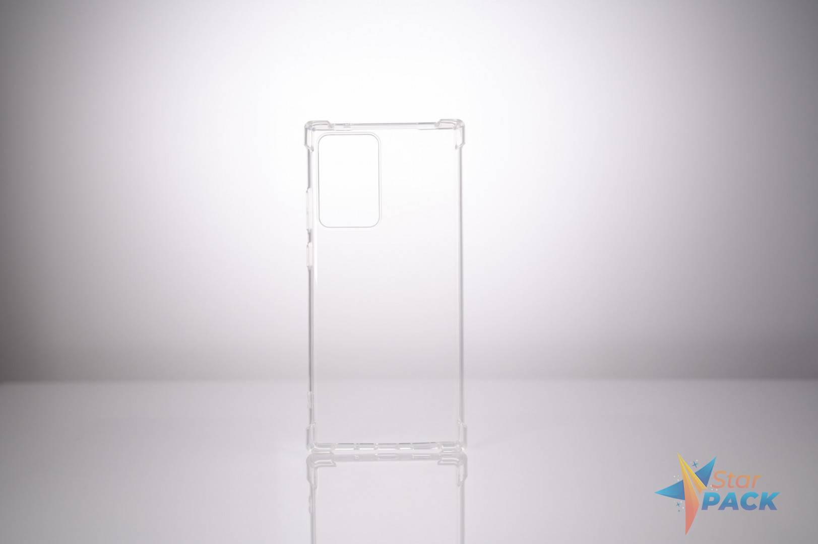 Husa Samsung Galaxy Note 20 Ultra Spacer, transparenta, grosime 1.5mm, protectie suplimentara antisoc la colturi, material flexibil TPU