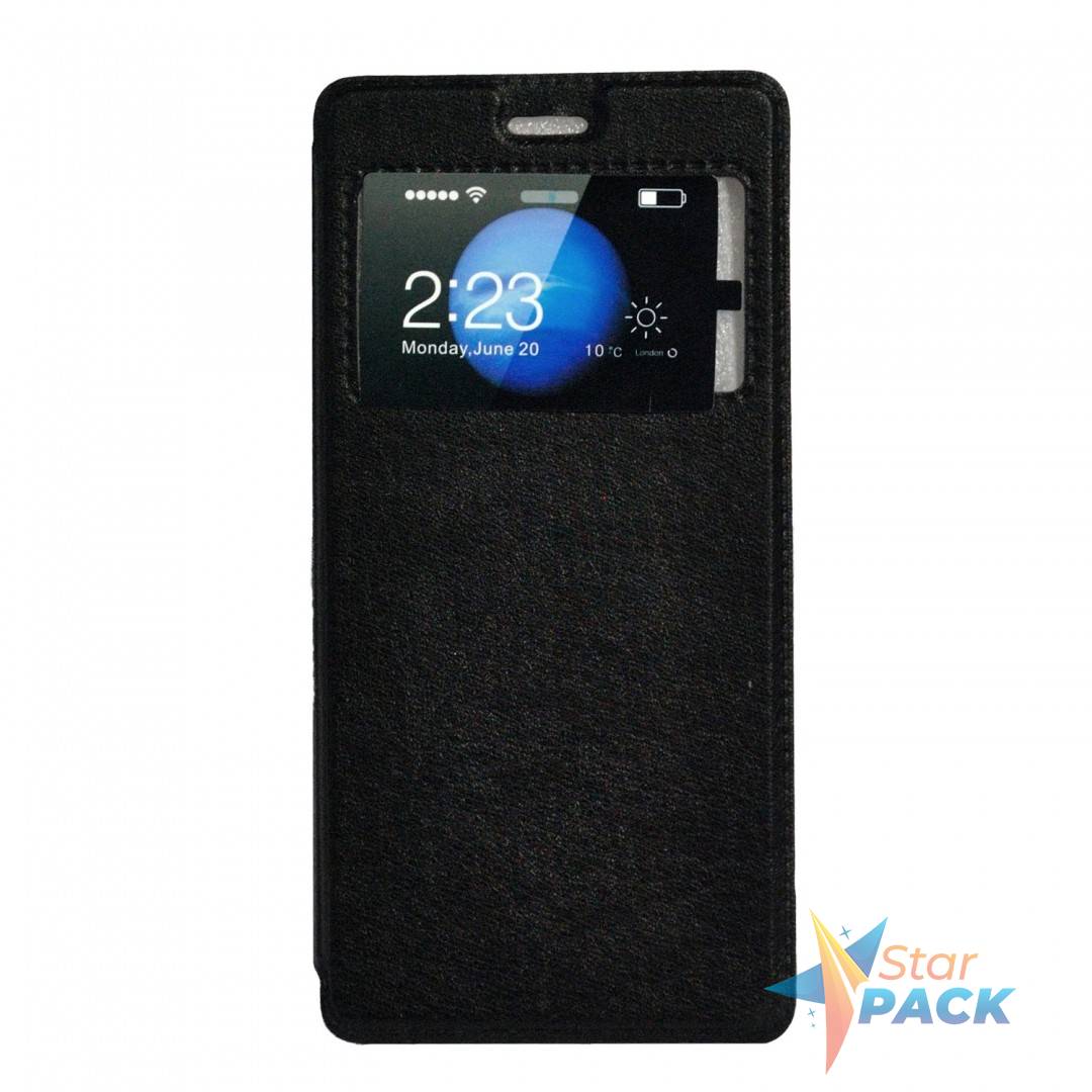 Husa Samsung J3 2017 Spacer, negru, magnetica tip portofel