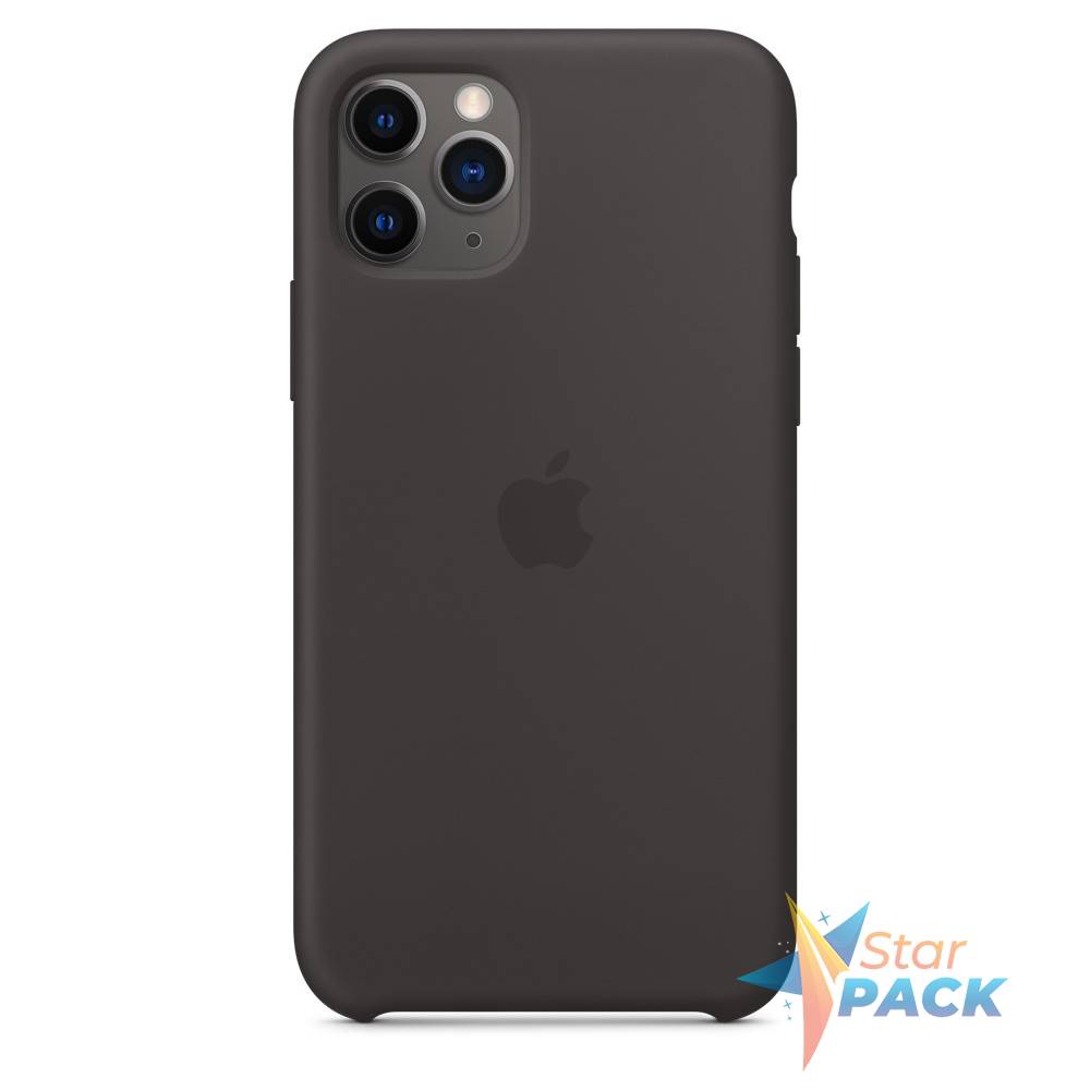 HUSA Smartphone Apple, pt iPhone 11 Pro, tip back cover, silicon, ultrasubtire, negru